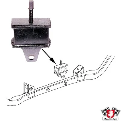 Mounting, engine